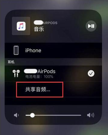 蕉城苹果14音频维修点分享iPhone14音频共享设置方法 