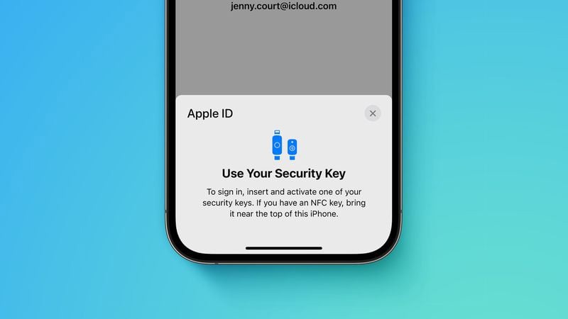 蕉城苹果手机维修分享iOS 16.3 新增的 Apple ID 的安全密钥有什么功能 