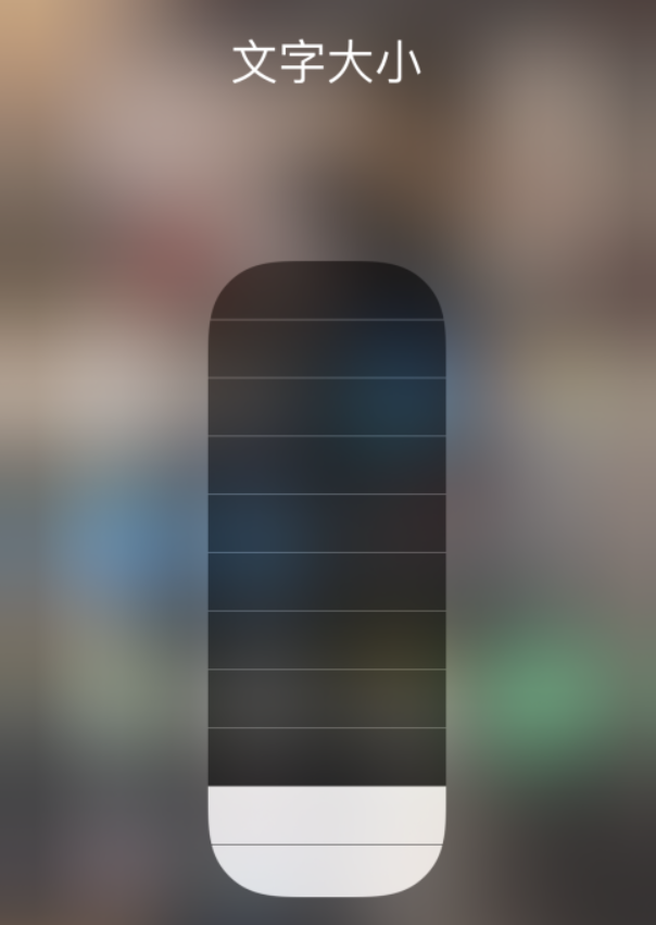 蕉城苹果手机维修分享小技巧：在 iPhone 控制中心快速调节字体大小 